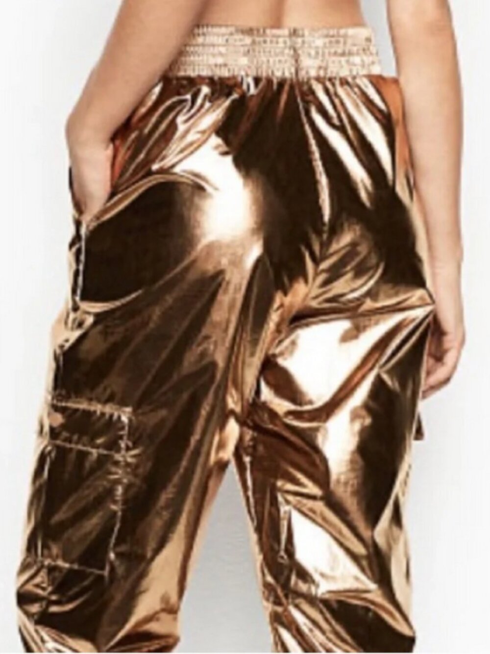 NWT Victoria’s Secret Jogger Pants Gold Size Large